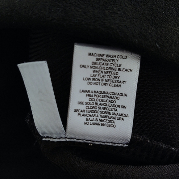 Andrew Marc Scuba Faux Suede Ponte Black Pants Pull On Soft Stretch Size XL - Picture 8 of 10